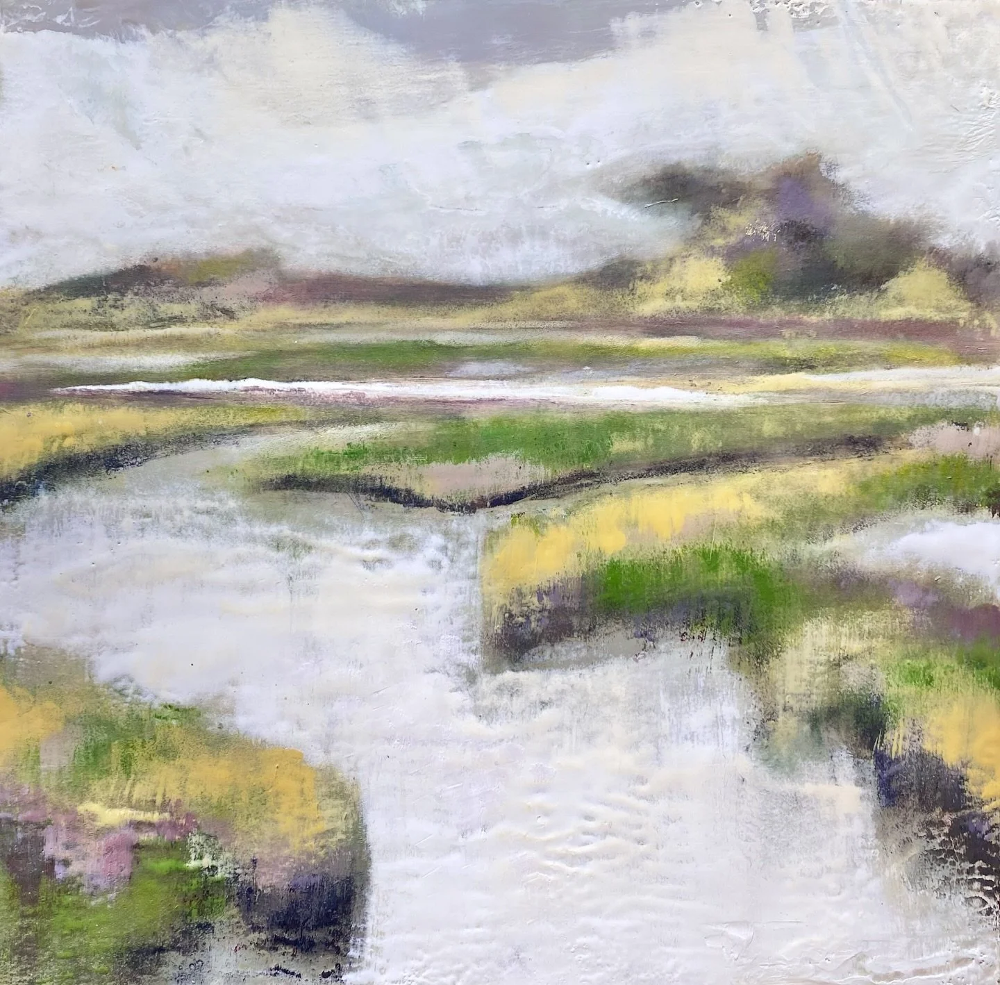 happy that a few pieces found homes this past weekend during #FirstFriday and #SoWaSunday, including this dreamy encaustic marsh.
Thanks to everybody, who stopped by :)

#collectart
#artcollector
#bostonartist
#sowaboston
#sowaartistsguild
#encaustic