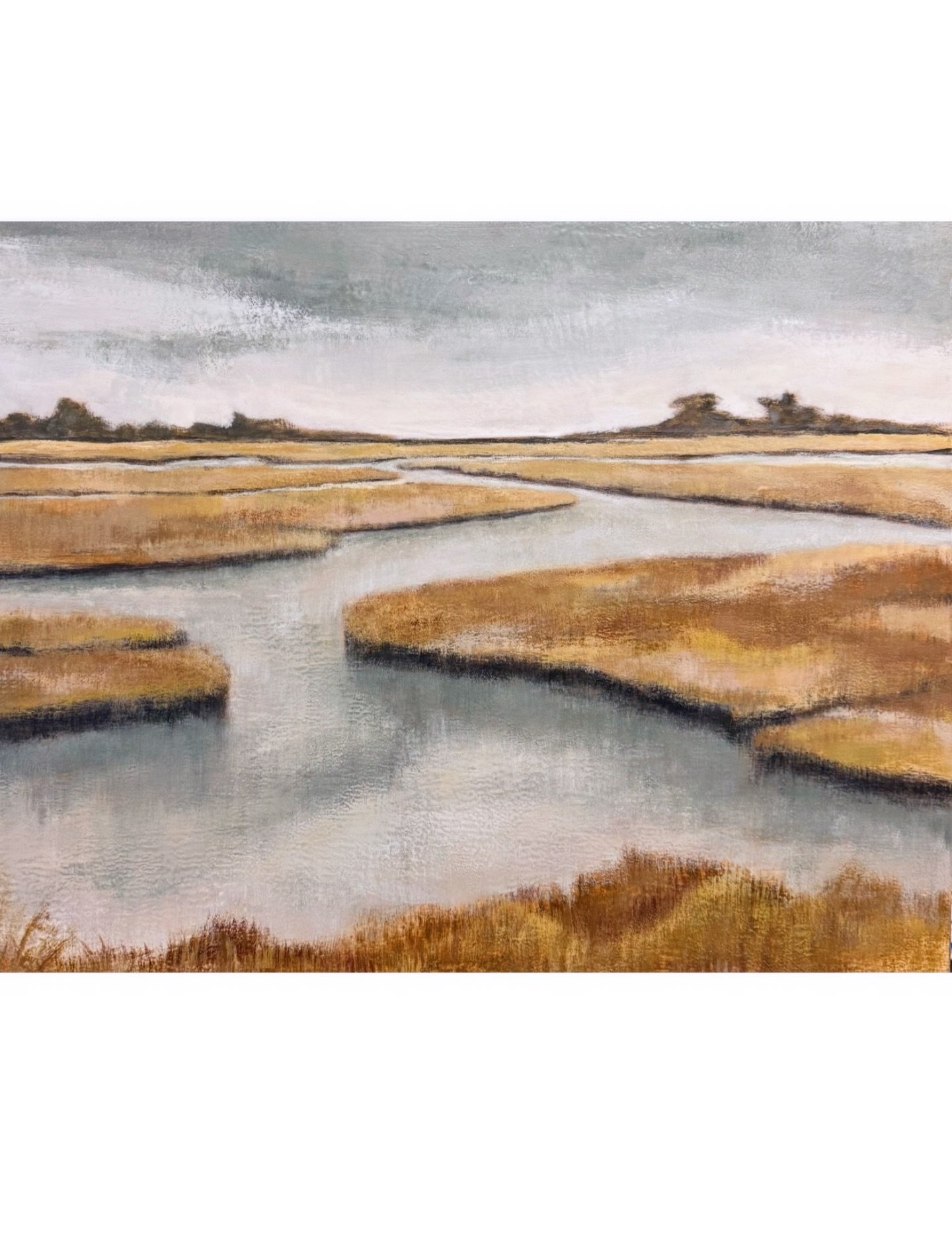 for those who prefer a more neutral palette :)
brand new 30x24 encaustic on wood 

#encaustic 
#encausticart
#marsh
#marshpainting
#waterway
#neutrals
#prettypalette
#30x24
#newwork
#newartwork
#offtheeasel
#sowa
#winterfestival