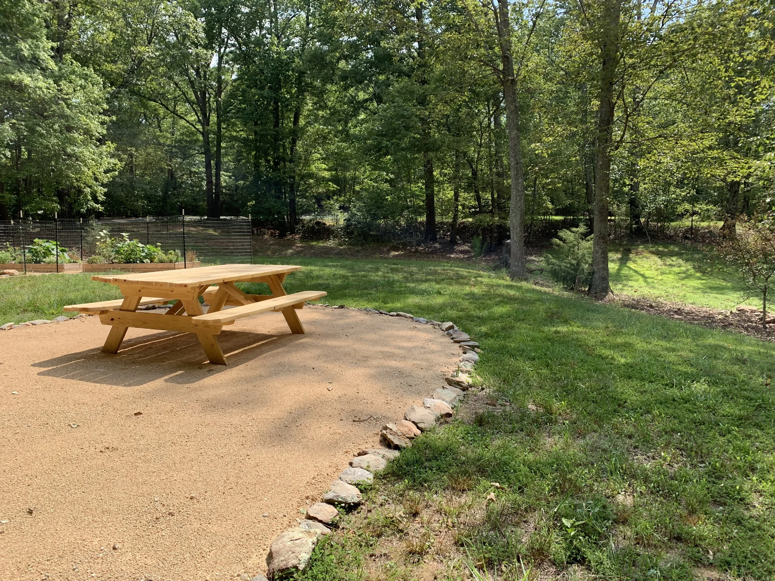 Our outdoor meeting space