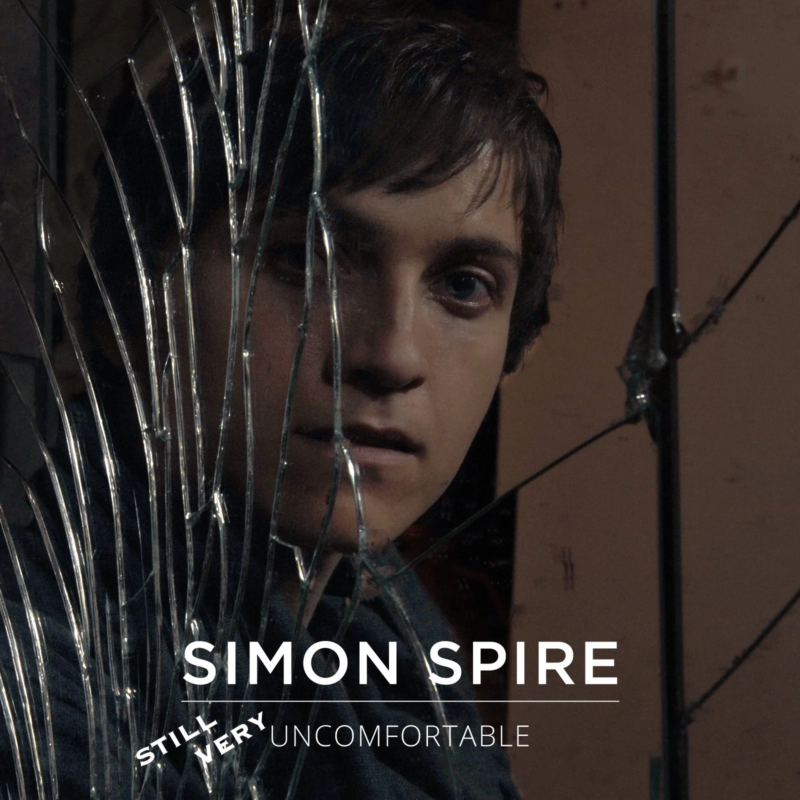 Album cover for Uncomfortable, by Simon Spire.