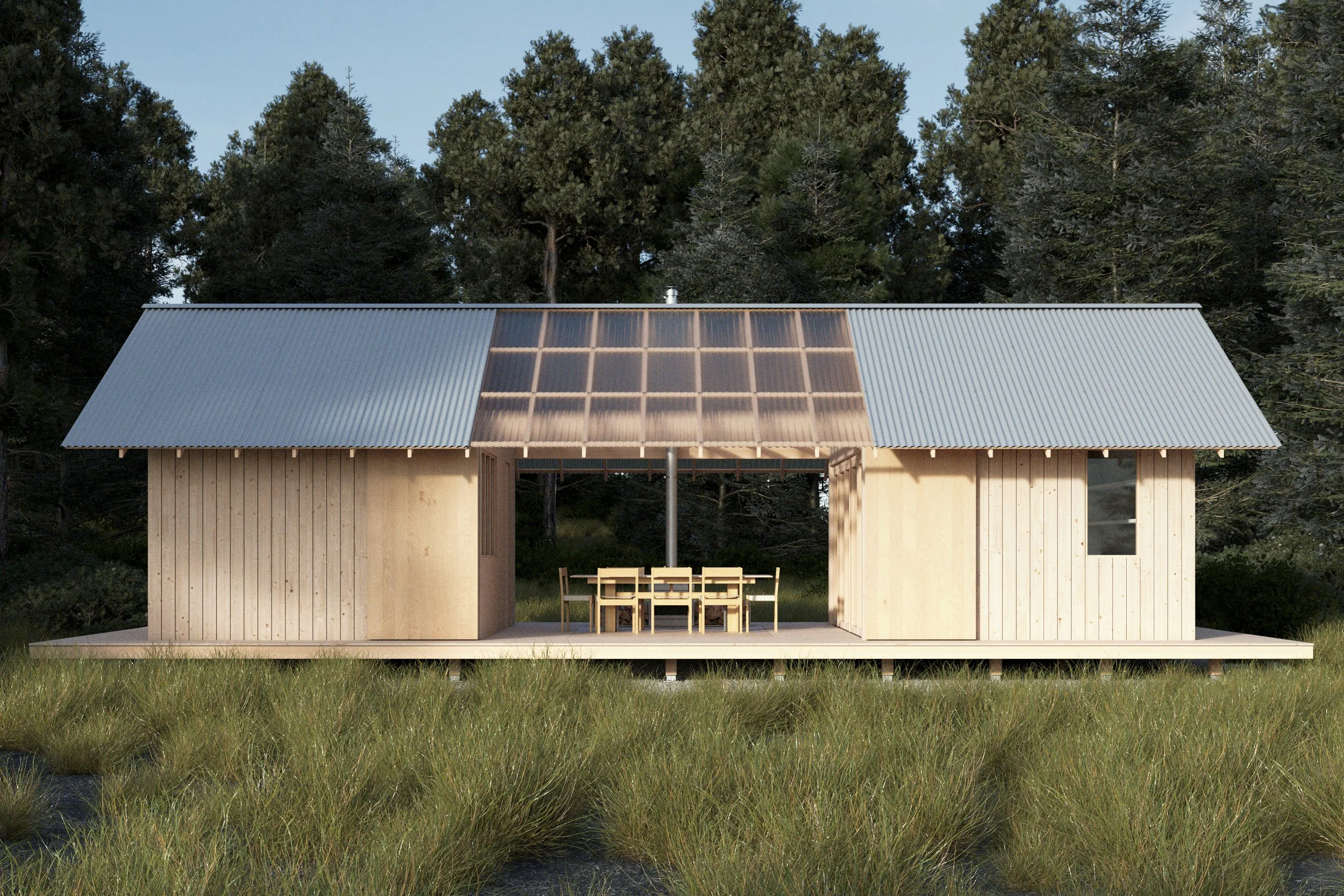 the cabin