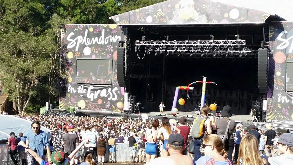 Main stage at Splendor in the Grass, one of the biggest music festivals the country has to offer.