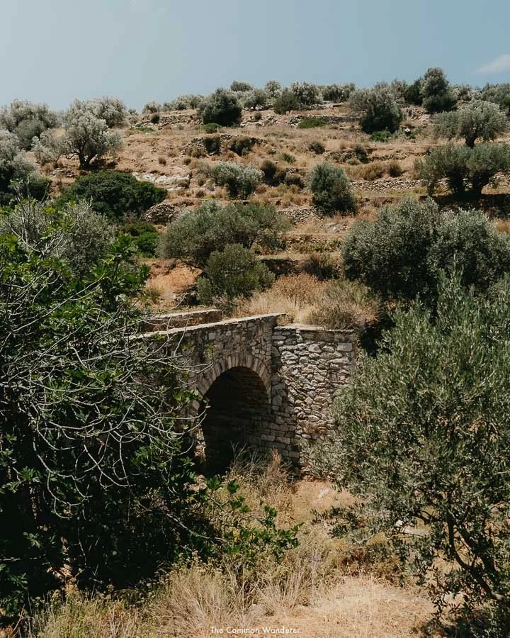 A rock bridge on the Byzantine Path