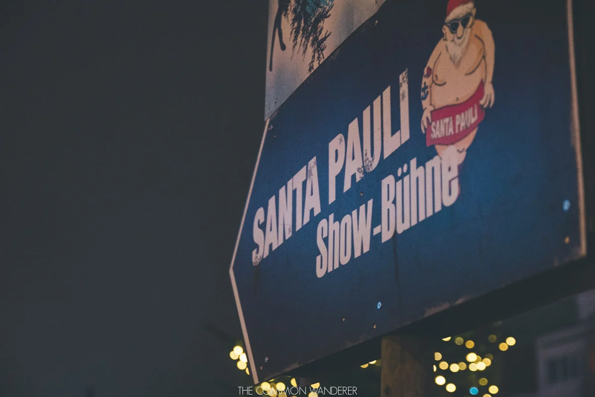 unique santa pauli market, one of Hamburg Christmas market