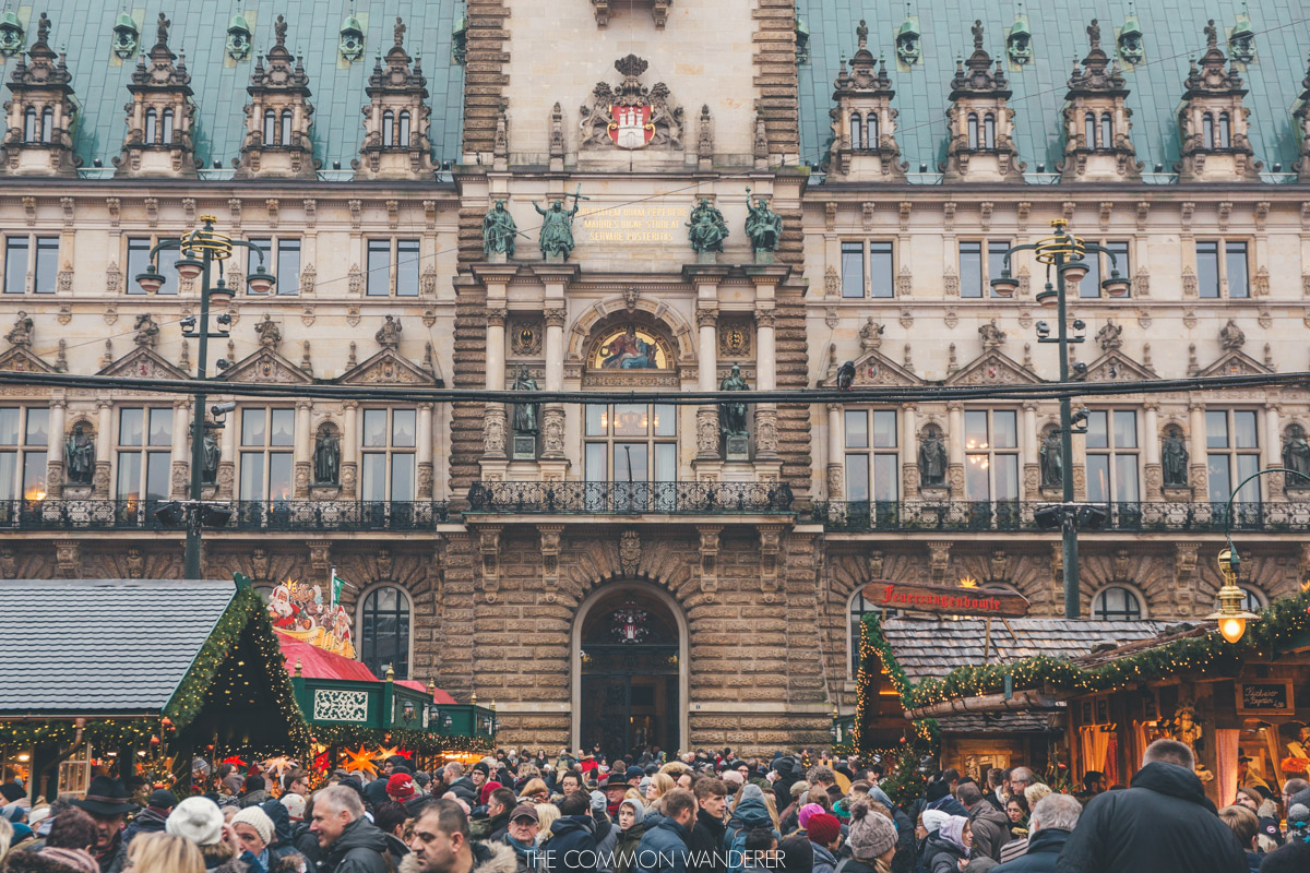 Rathaus weihnachtsmarkt, one of Hamburg Christmas market