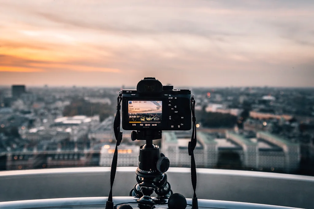 Photographing sunset over London using the Sony A7rII in timelapse mode