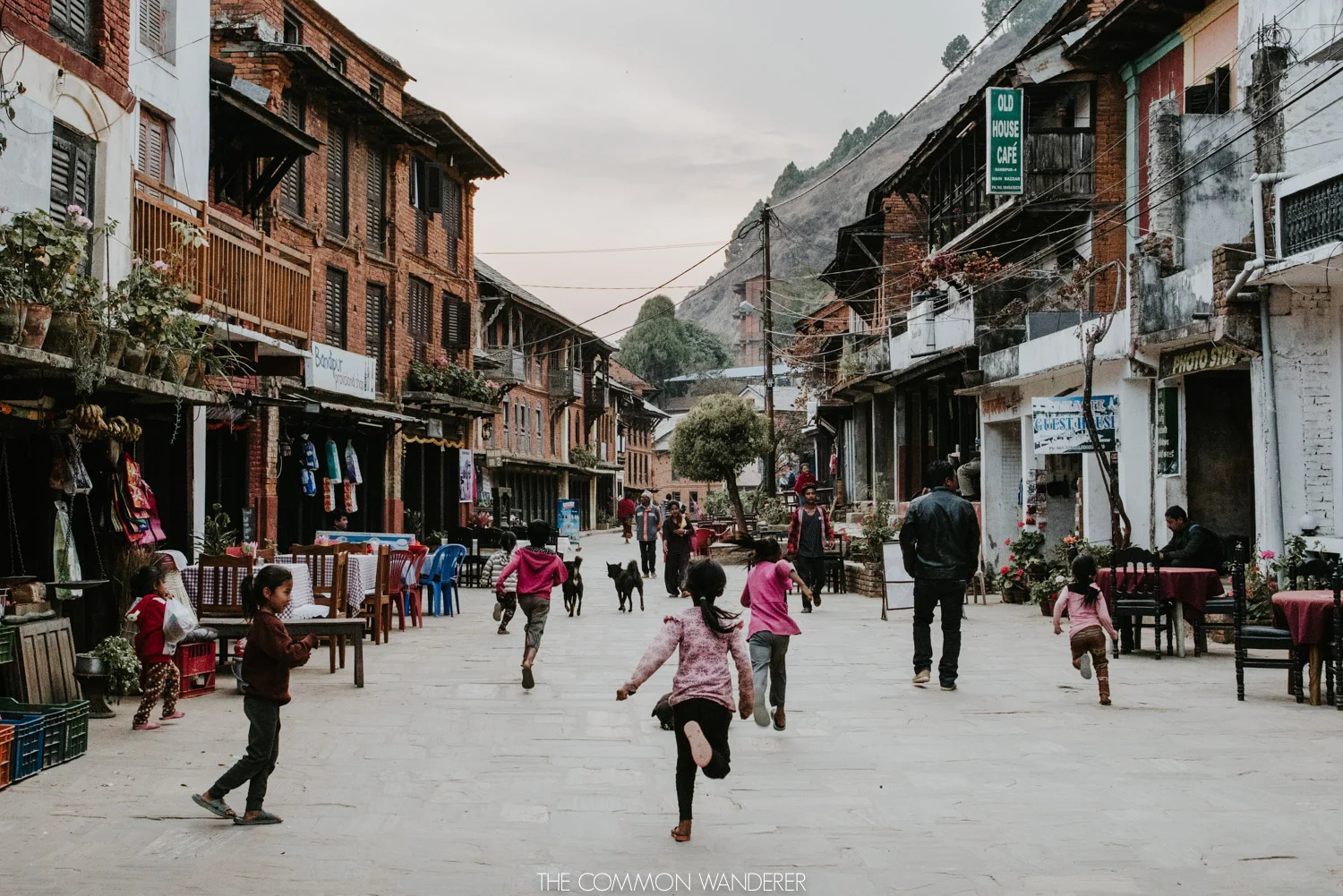 Photos of Nepal - Bandipur town in the mountains