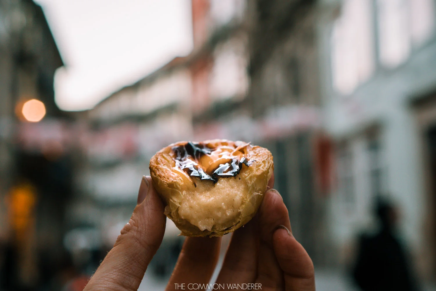 Pasteis de nata in the streets of Porto