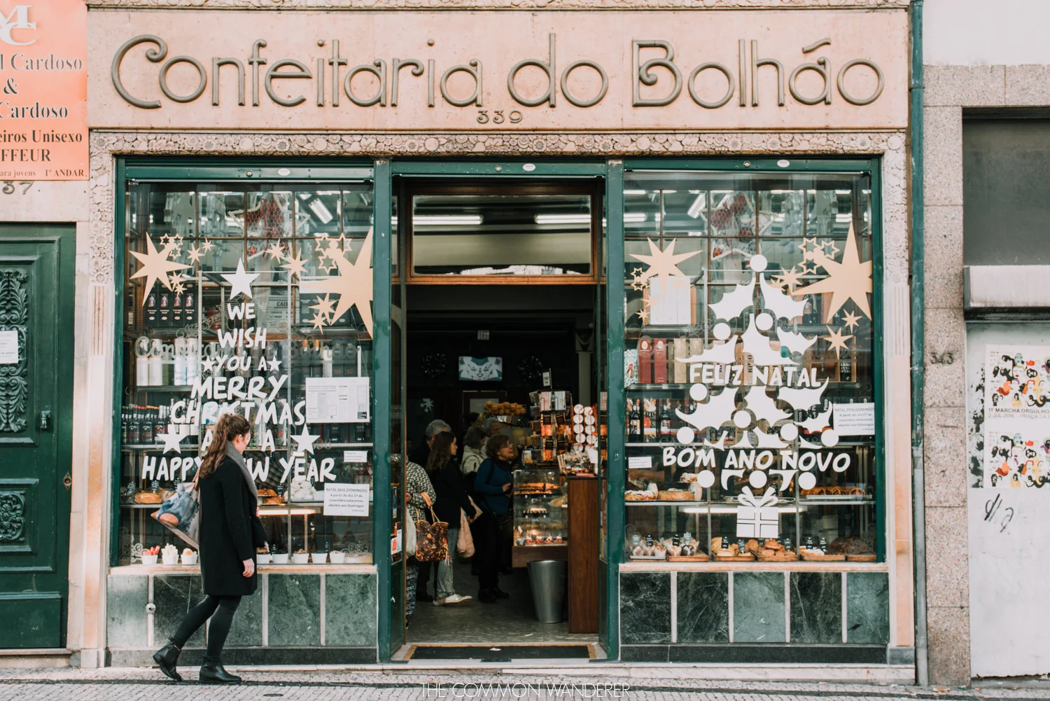 The Confeitaria do Bolhao bakery, a busy 100-year old bakery full of sweet treats in Porto