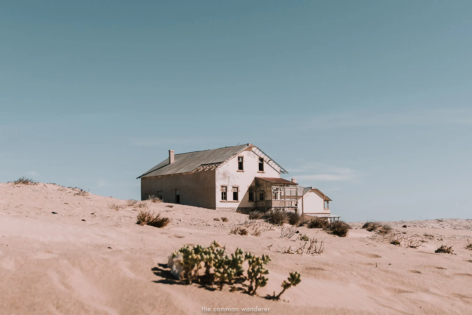 A dilapidated house in Kolmanskop ghost town, Namibia