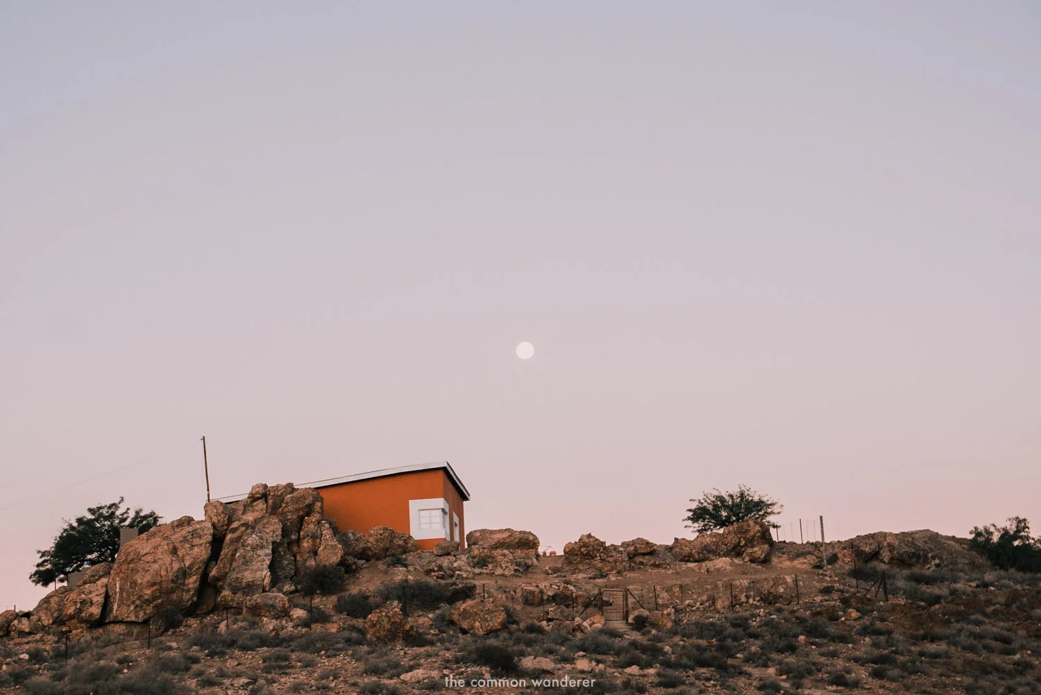 Sunset over Aus, Namibia