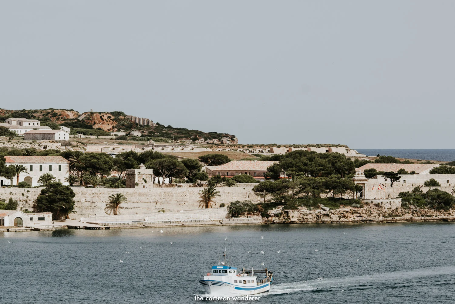 Overlooking Lazareto de Mahon, Mahon, Spain