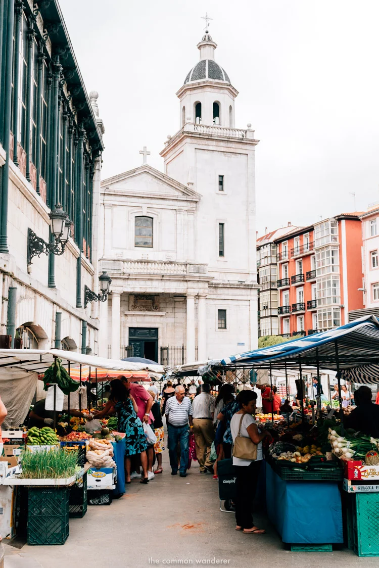 Santander Spain things to do mercado el esperanza
