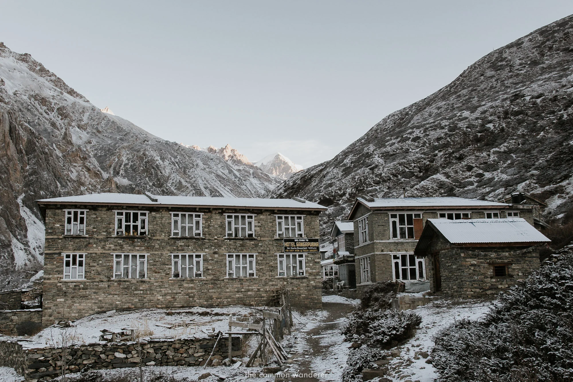 Accommodation on the Annapurna circuit trek, Nepal