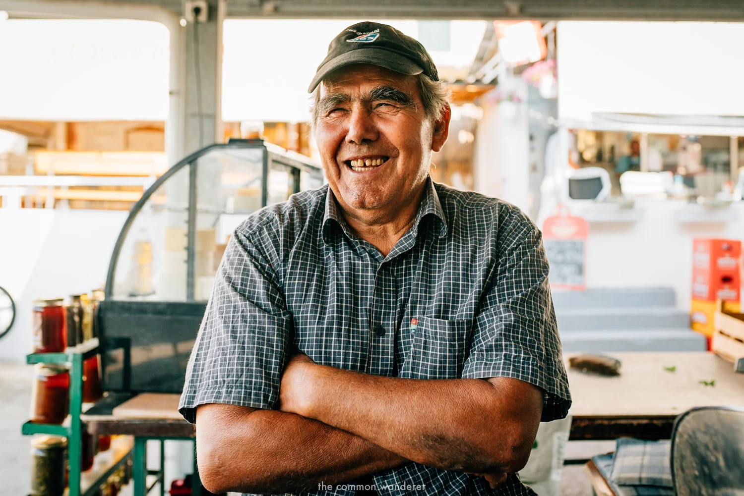 a local man in the market in Hvar town, Croatia - Airbnb guide
