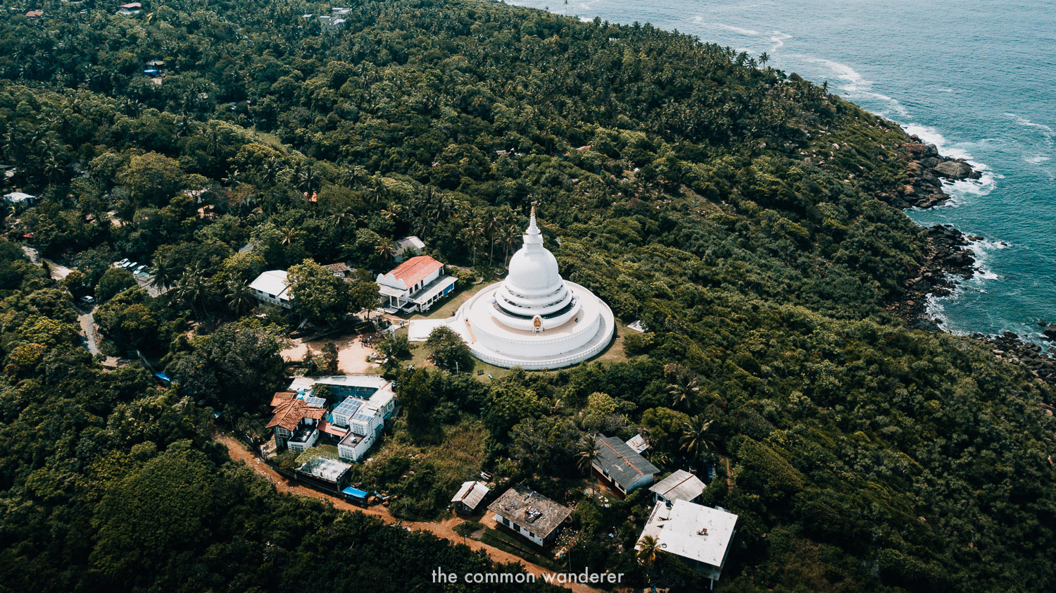 The incredible views from the Japanese peace pagoda, Unawatuna - best things to do in Unawatuna