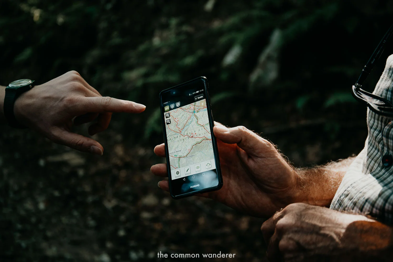 Map and app for hiking the Via Matildica in Emilia Romagna, Italy