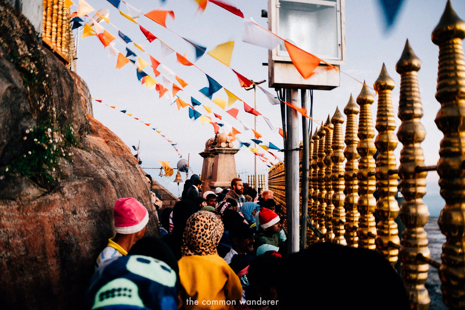Admiring the views from Sri Pada/Adam’s peak - the best things to do in Sri Lanka