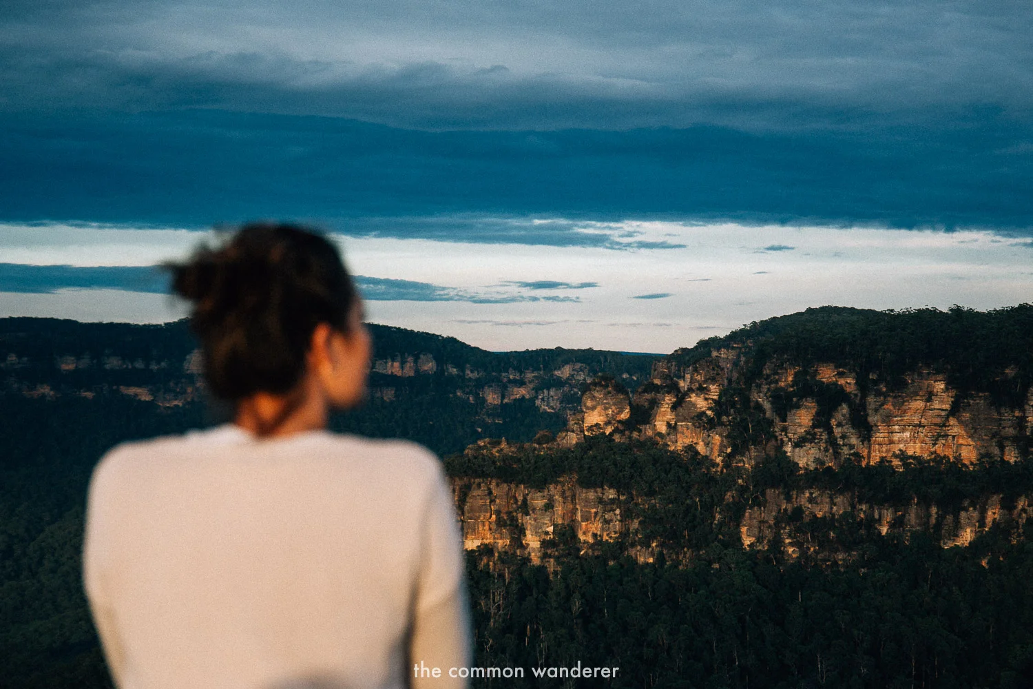 Overlooking the three sisters from Sublime point lookout, Blue Mountains