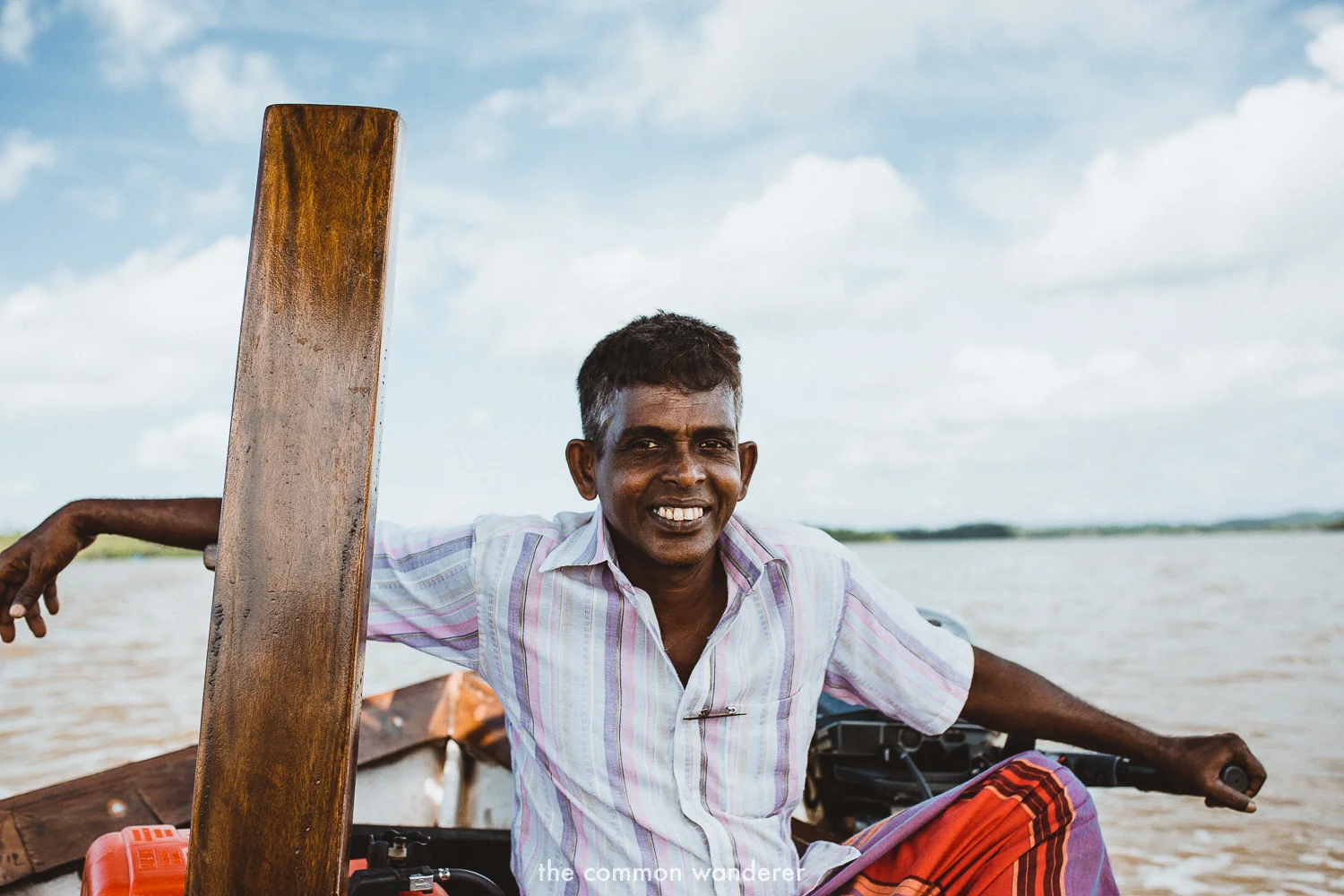 A portrait of the boat captain at Tri Lanka, Koggala Sri Lanka