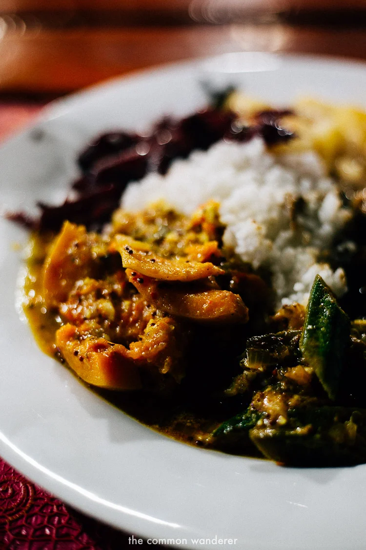 Delicious rice and curry is a must in Sri Lanka - sri lanka travel tips