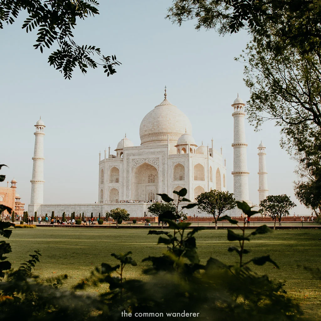 The Taj Mahal is a three week india itinerary must see