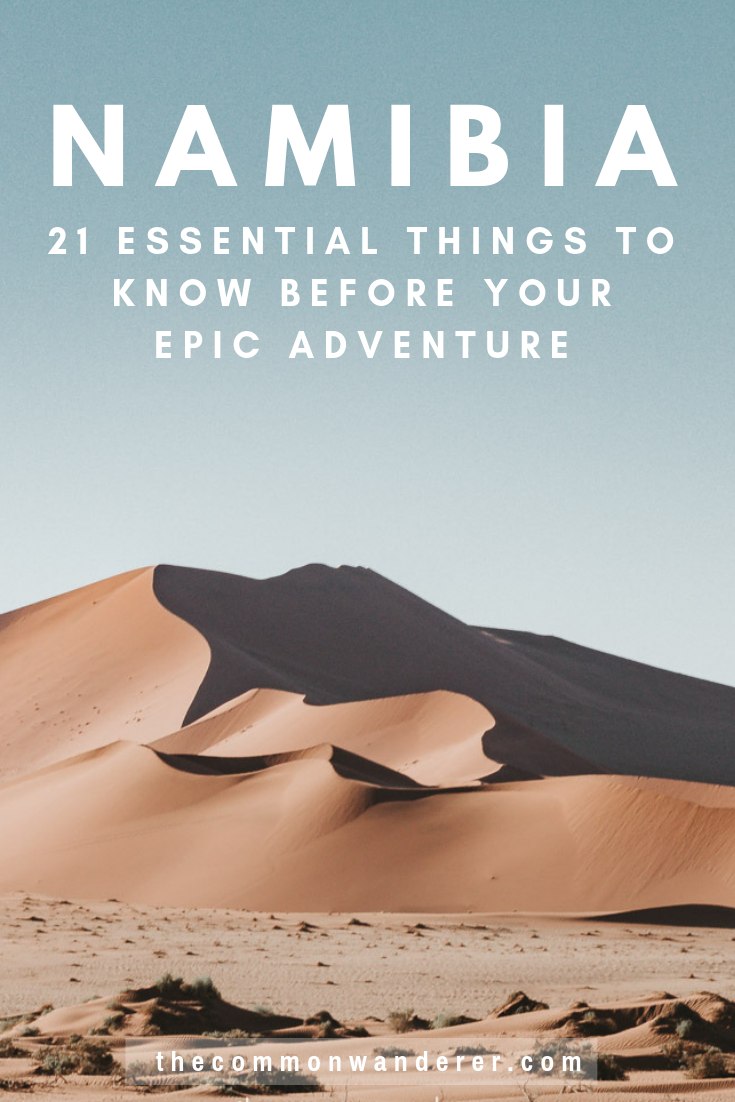 So you can have the best possible trip to Namibia, here are our top 21 Namibia travel tips to know before visiting this remarkably beautiful country | Things to know before visiting Namibia | Namibia travel tips | Namibia guide | Swakopmund | Sossus…