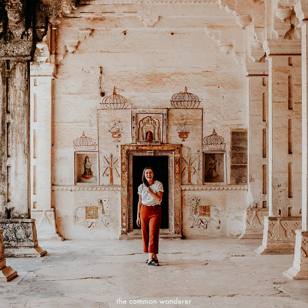 Exploring Garh palace, Bundi fort