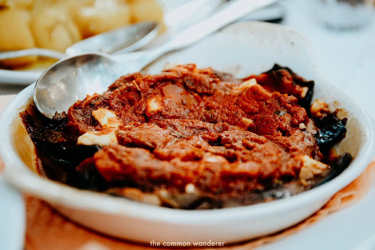Eggplant parmigiana on our Medsailors Greece Saronic Islands trip