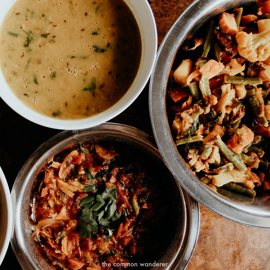 Seven sisters cooking class, Kathmandu