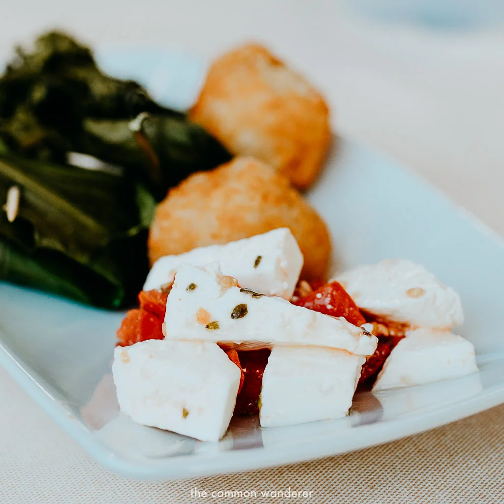 delicious food on the G Adventures local living Sorrento tour