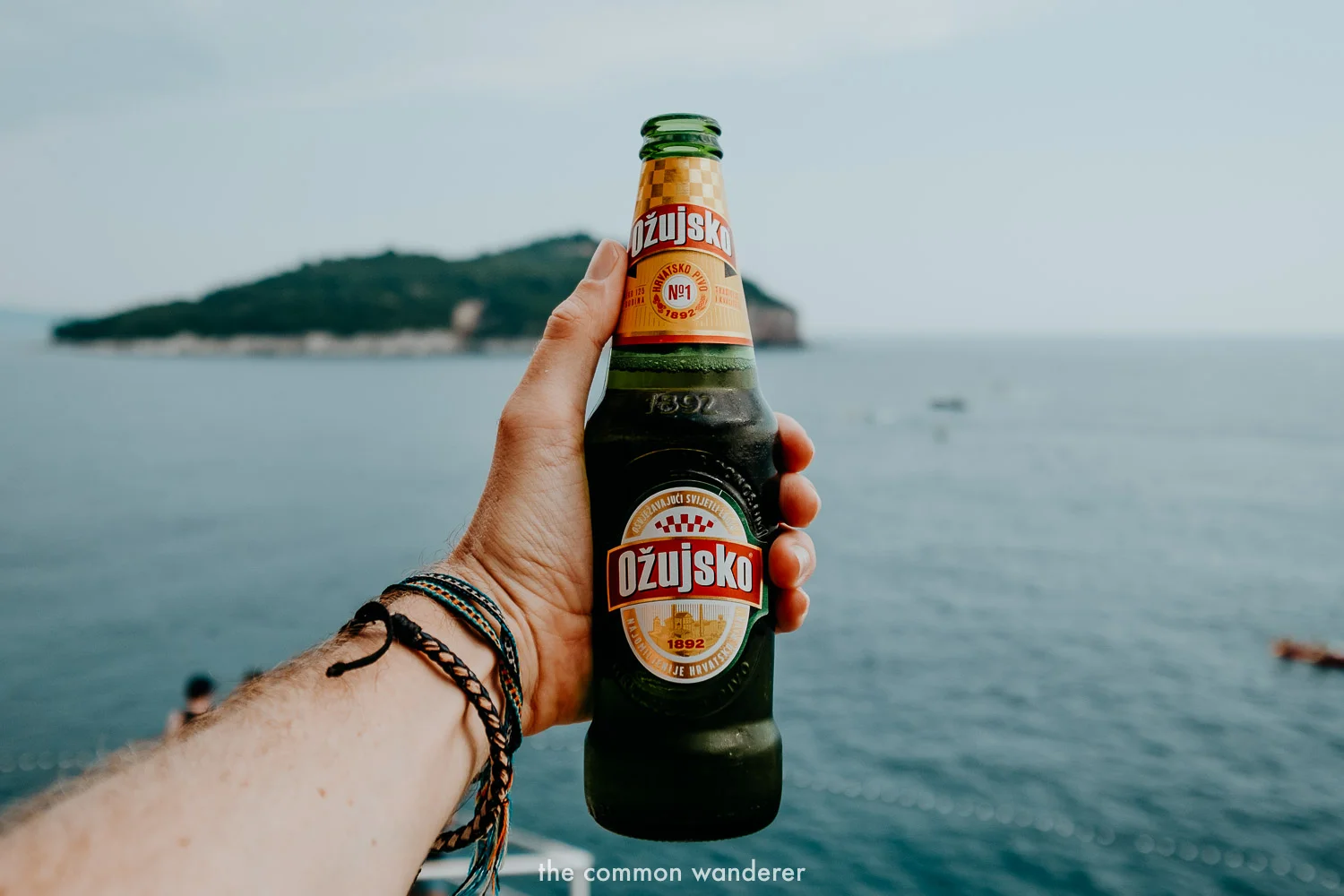 Drinking a local beer while watching the sunset is one of the best things to do in Dubrovnik