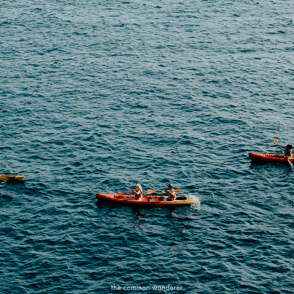 Sea kayaking is one of the best ways to see Dubrovnik