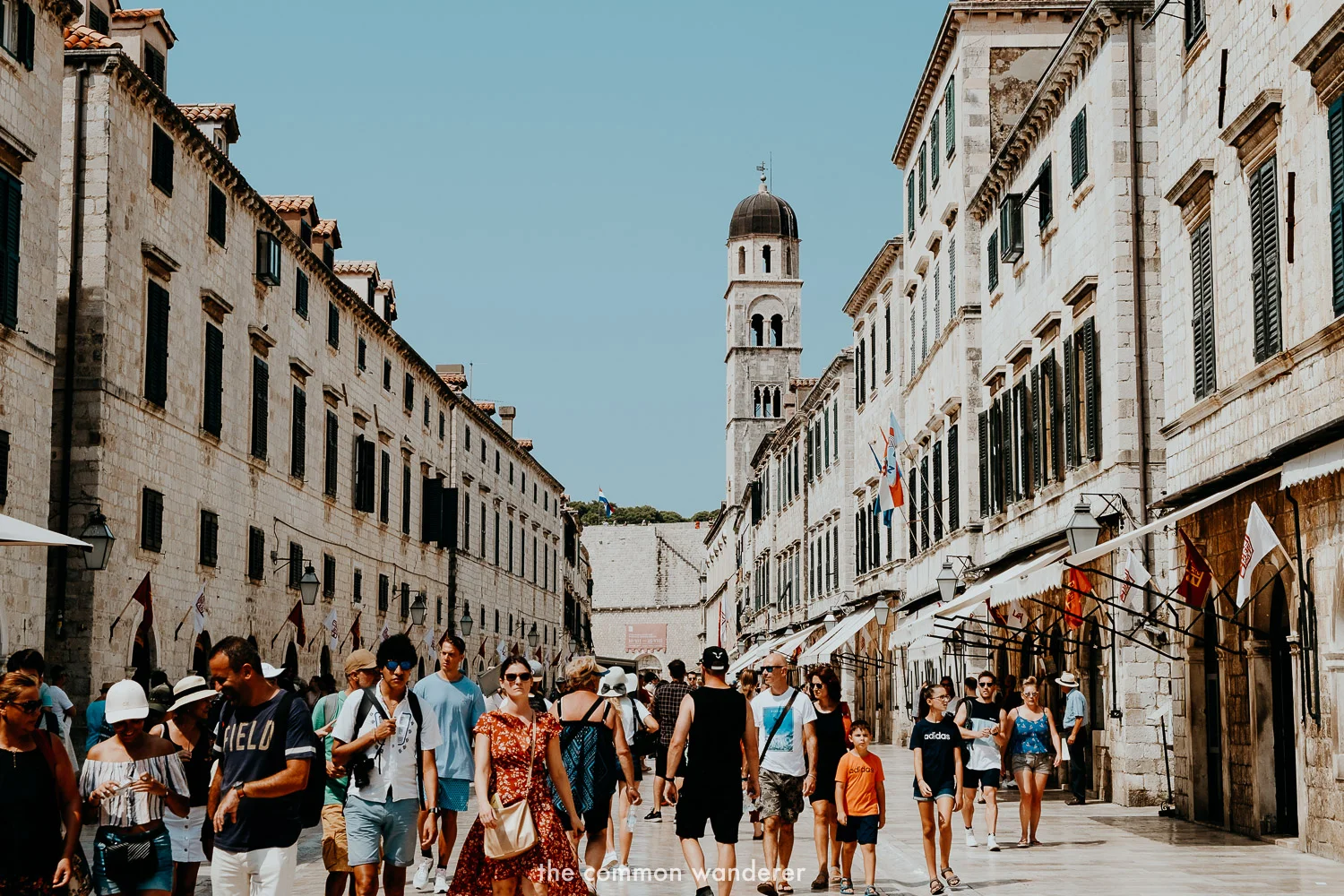 Strudun, the oldest street in Dubrovnik and one of the main attractions