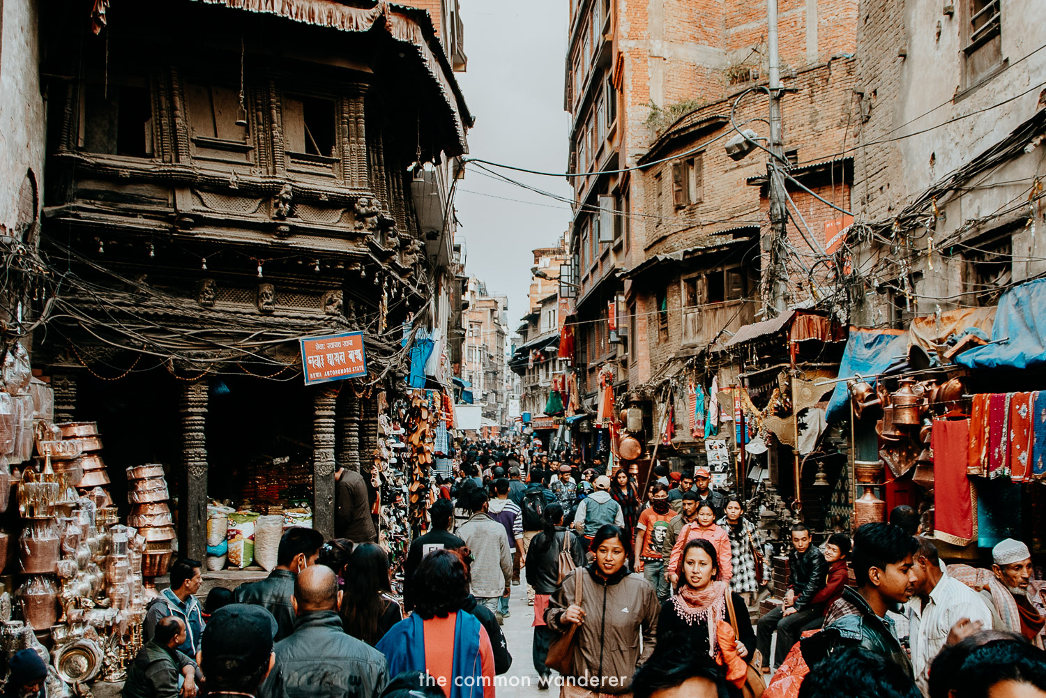 The crazy streets of Ason tole, Kathmandu