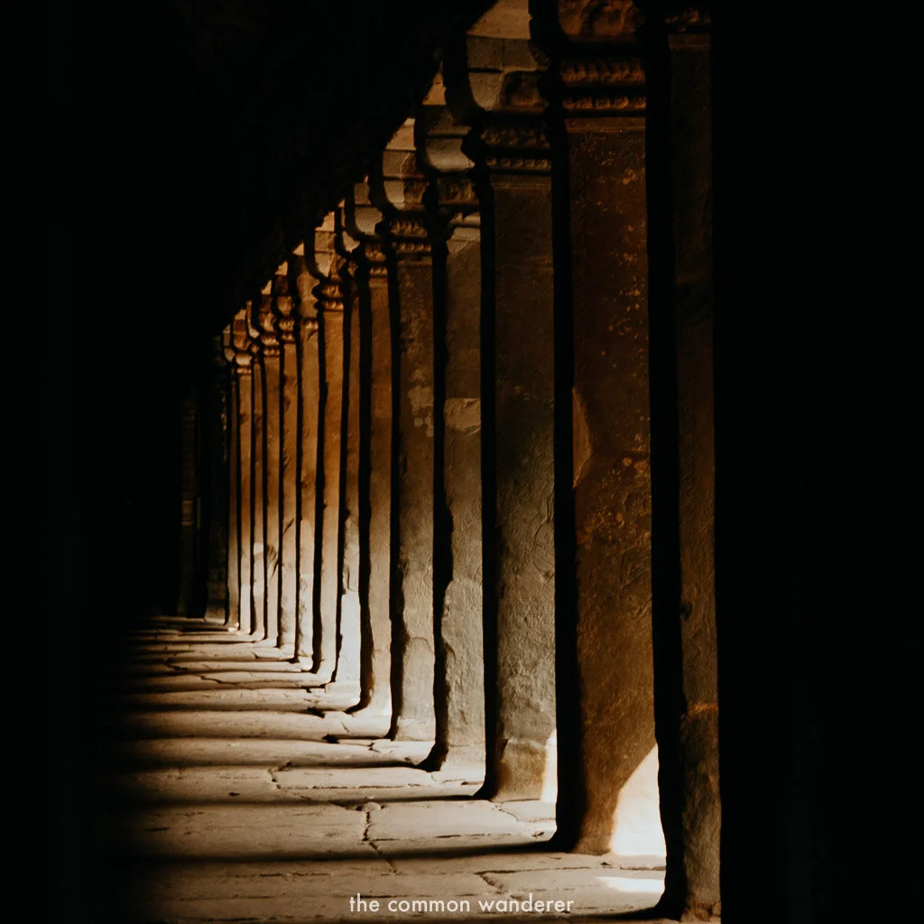 Shadows in Angkor Wat
