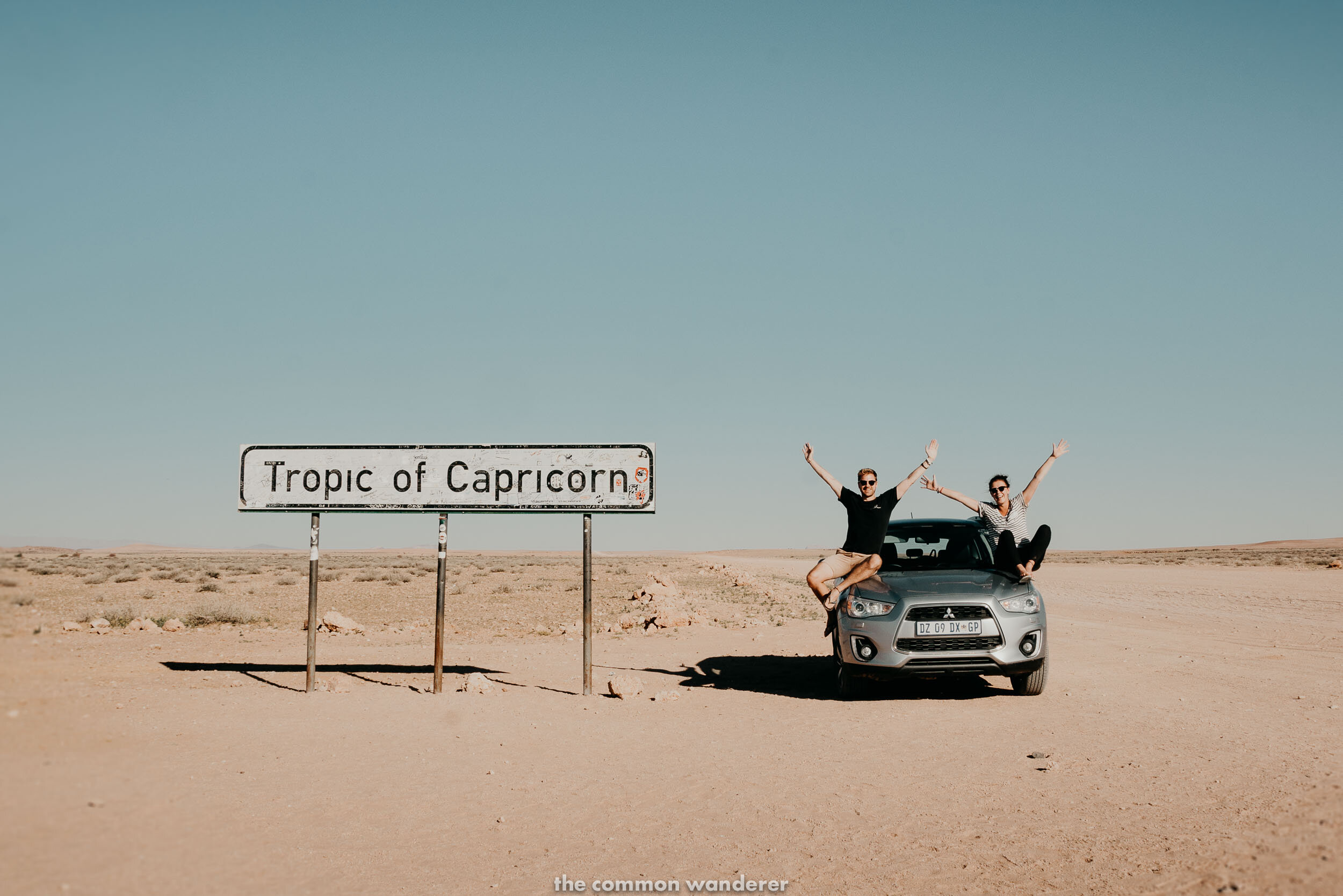 happy on the tropic of Capricorn, Namibia