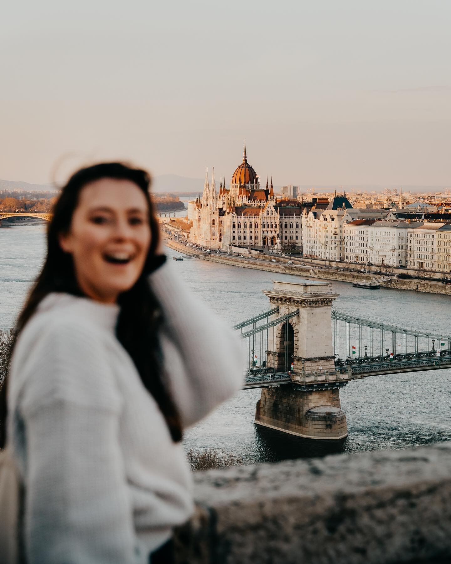 &quot;My house in Budapest, my hidden treasure chest&quot;

From now on, if anyone asks us why we moved to Budapest, pretty sure this photo of Chain Bridge and the Parliament at sunset is the only explanation we&rsquo;re ever gonna need 😍

Edited wi