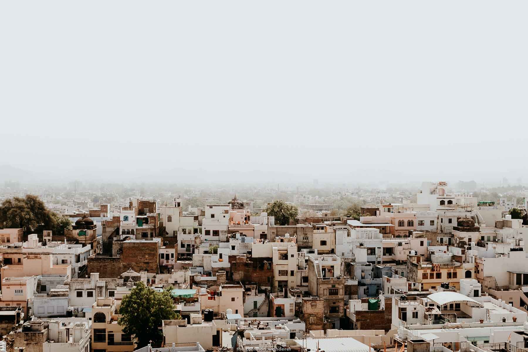 Incredible views over the old town of Udaipur