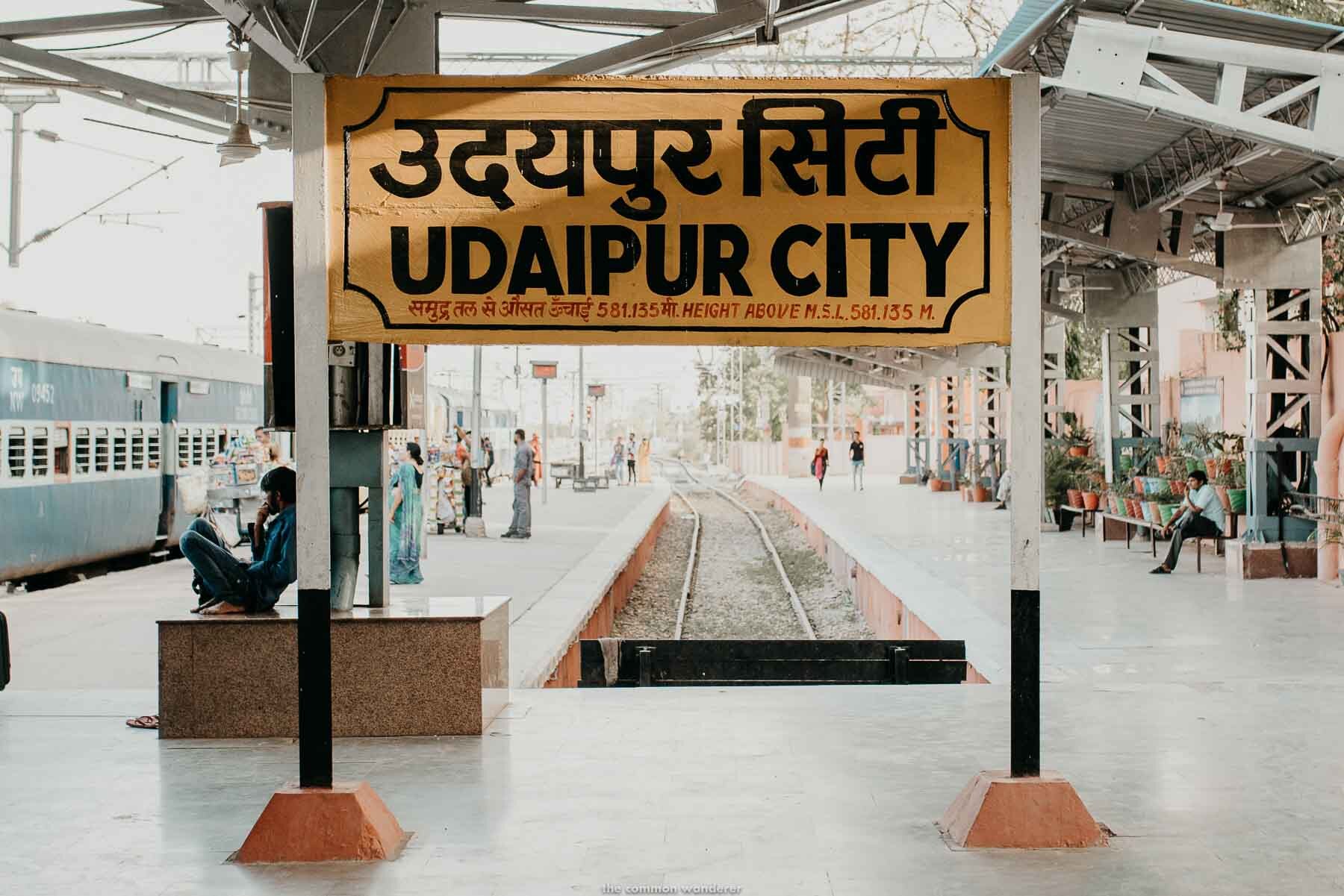 Udaipur city railway station