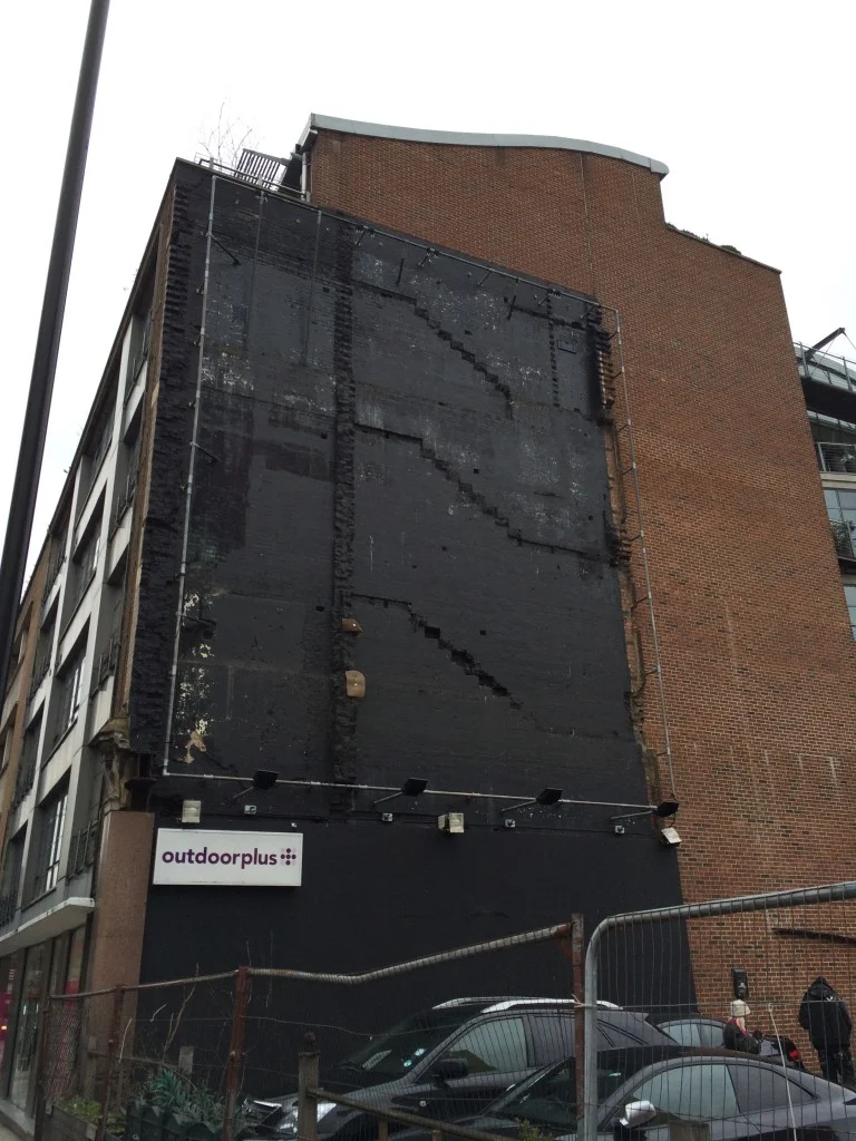 Another way to look at staircase ! from what is left behind.