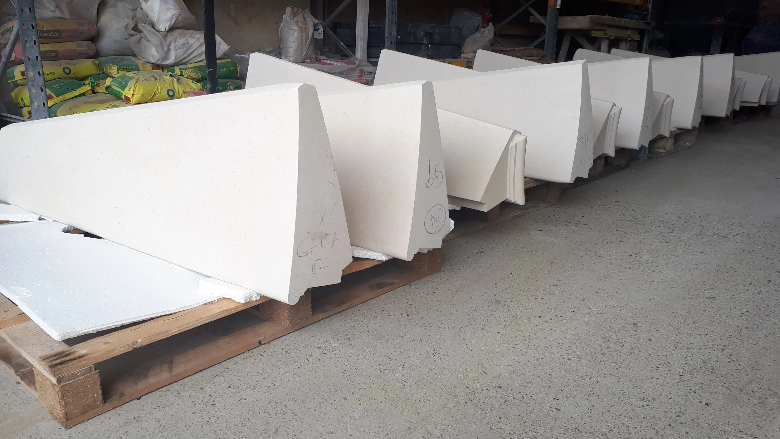 Shaped Portland Stone Steps 
