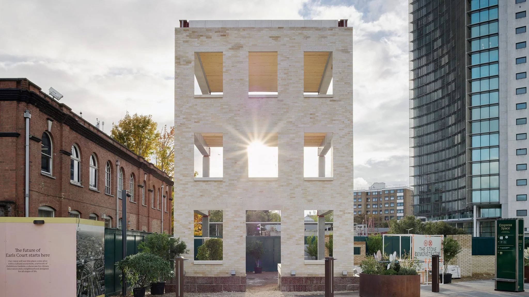 Design Museum pushes for stone construction in the UK with Stone Demonstrator