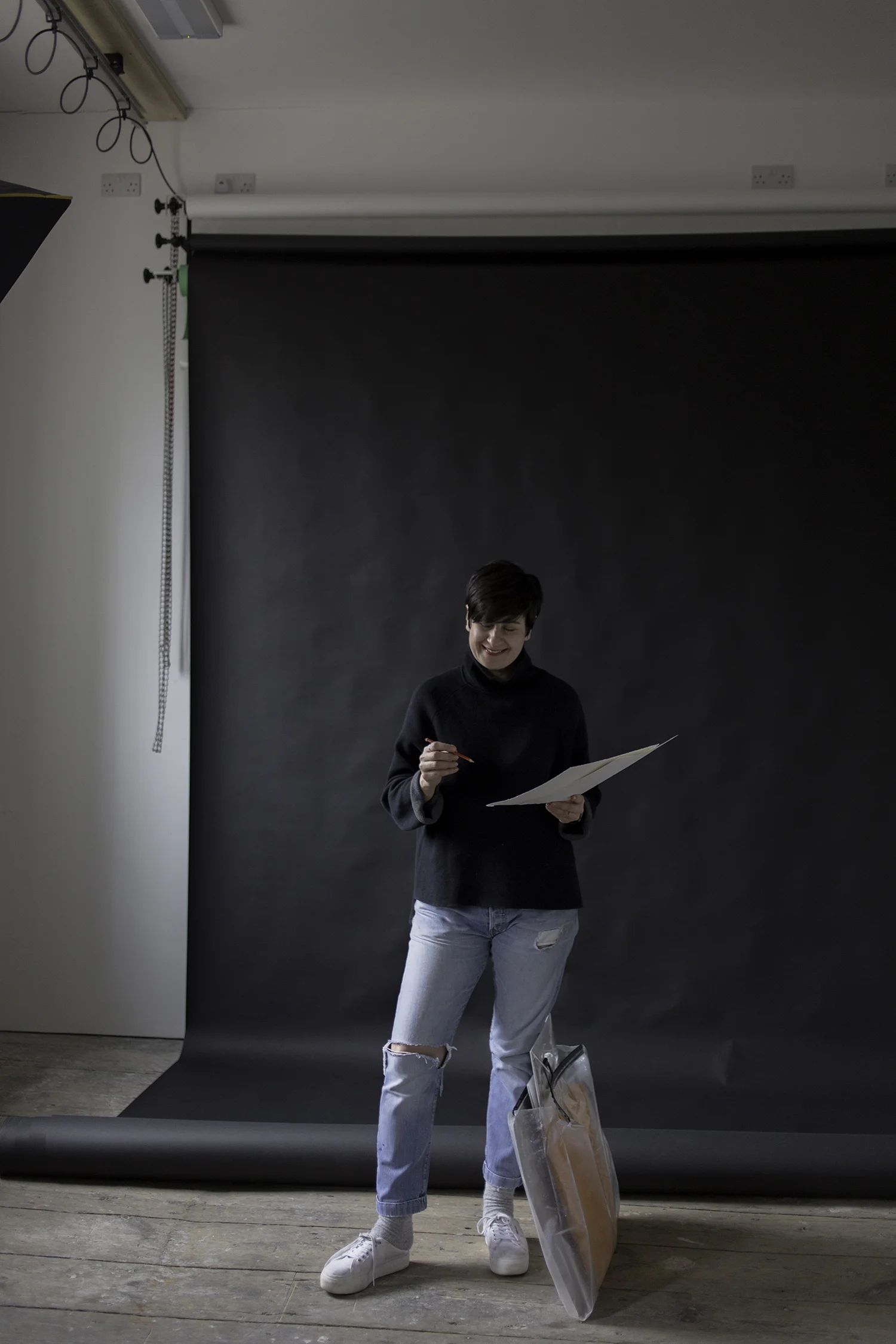 Picture of Sue during he shoot