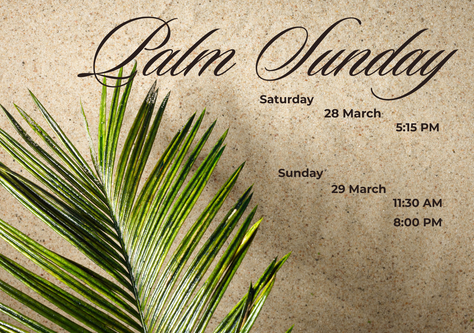 Palm Sunday