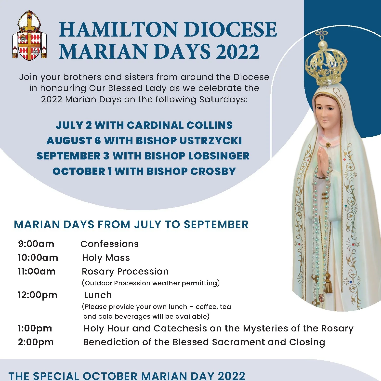 Hamilton Diocese Marian Days