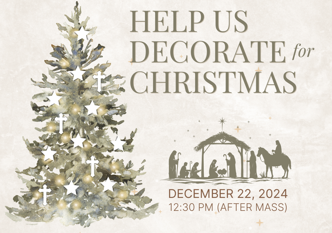 Help us Decorate for Christmas! 