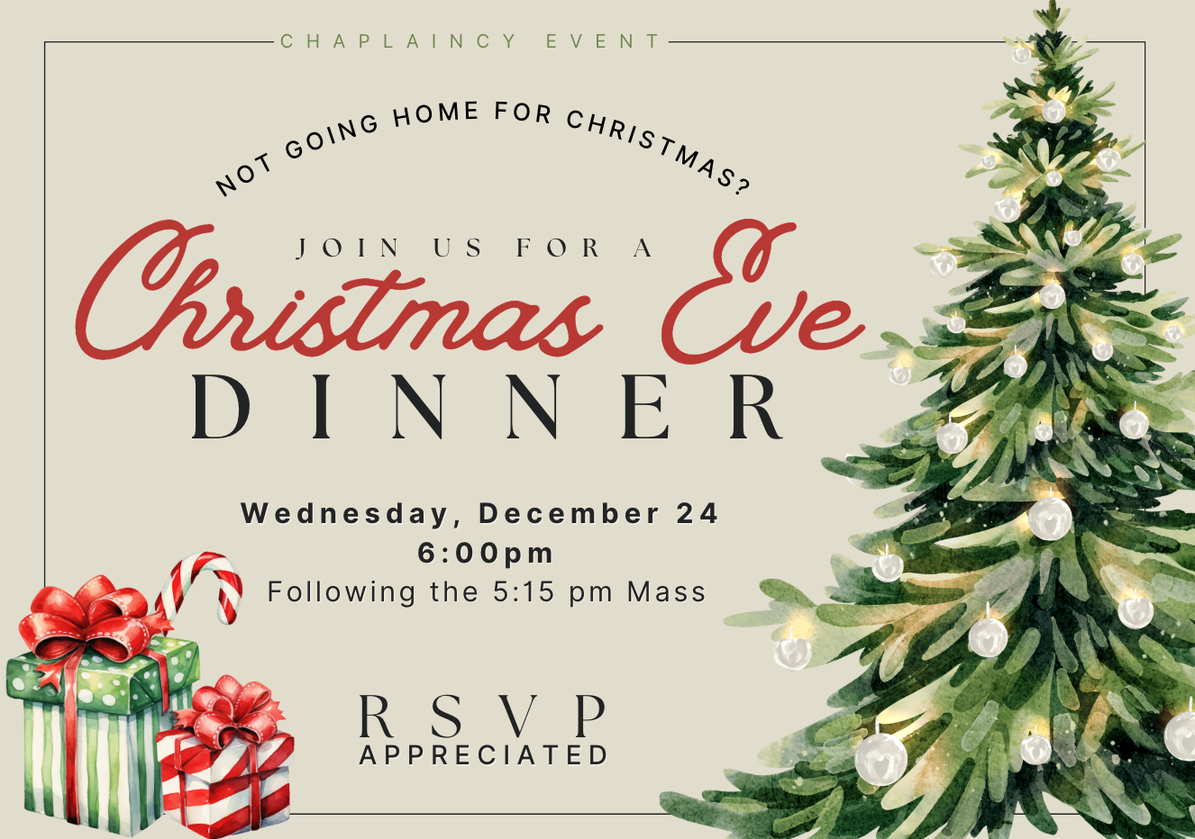 Christmas Eve dinner