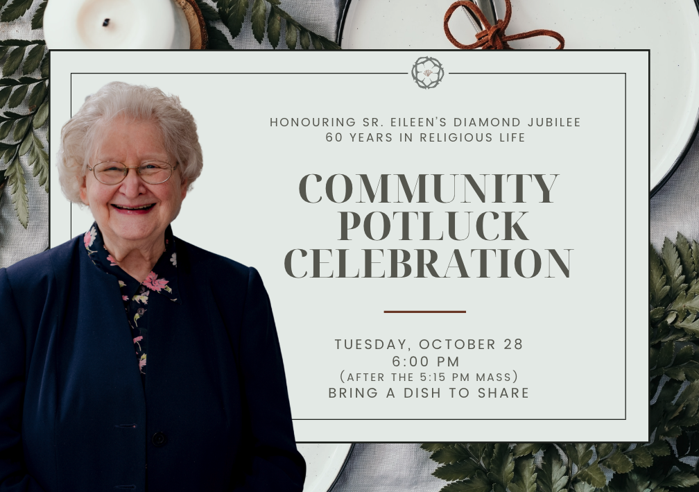 Community Potluck in Celebration of Sr. Eileen
