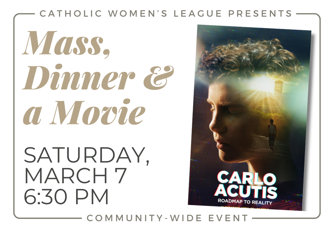 Movie Night: Carlo Acutis - Roadmap to Reality